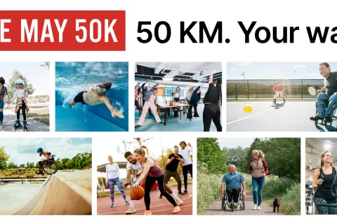 The May 50k. 50km your way.